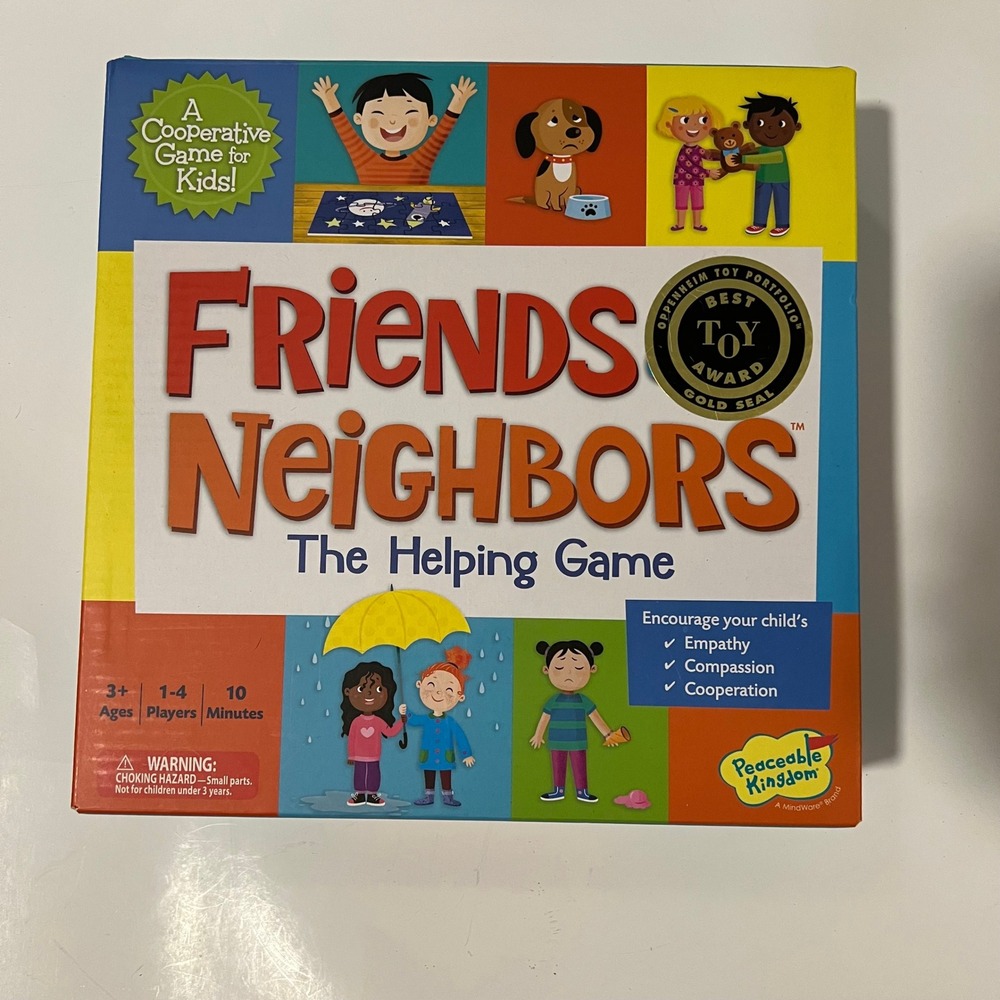 Peaceable Kingdom Friends and Neighbors The Helping Game Cooperative Board Game